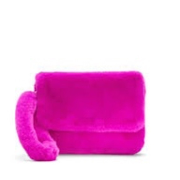 Banana Republic Handbags - Banana republic pink fur